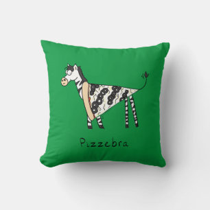 Pizzebra Pizza Zebra Coussin