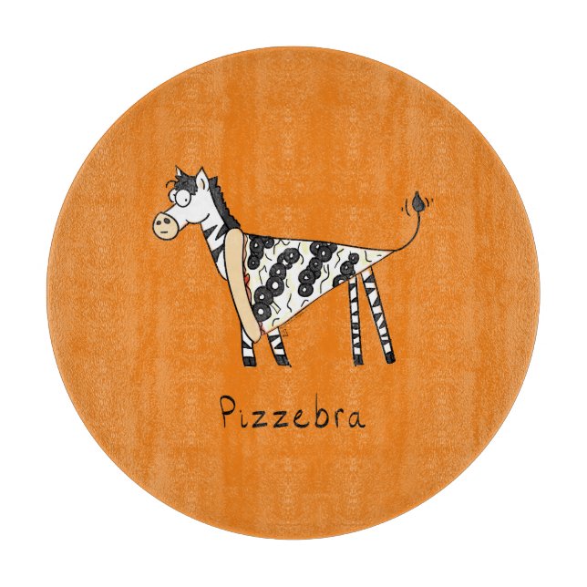 Pizzebra Pizza Zebra Cutting Board Schneidebrett (Vorderseite)