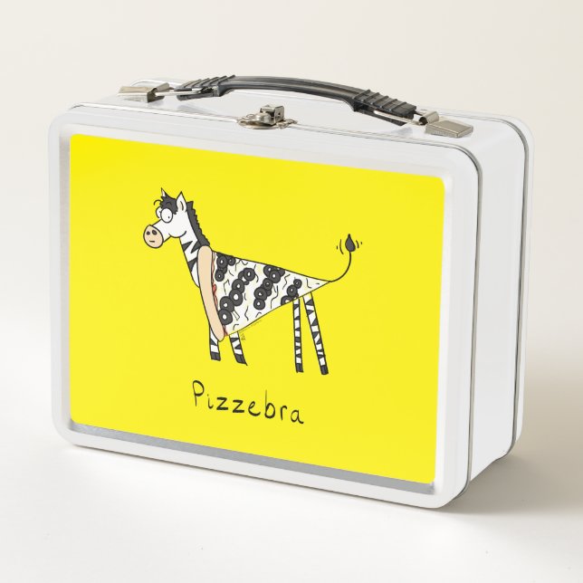 Pizzebra Pizza Zebra Lunch Box (Devant)