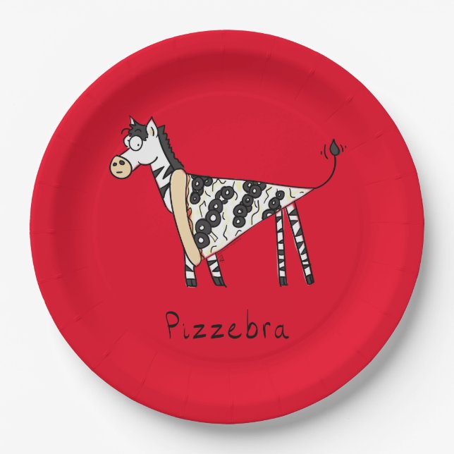 Pizzebra Pizza Zebra Paper Teller (Vorderseite)