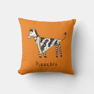 Pizzebra Pizza Zebra Pillow Kissen