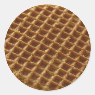 Pizzelle Cookie Runder Aufkleber