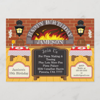 Pizzeria Fire Roasted Pizza Party Allergien einlad Einladung
