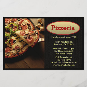 Pizzeria individuell anpassbare professionelle Fly Flyer