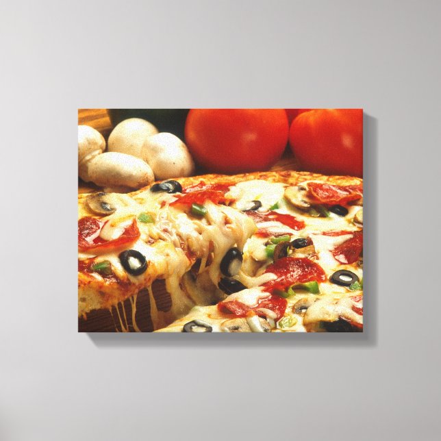 Pizzeria Leinwanddruck (Vorderseite)