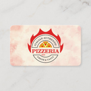 Pizzeria-Logo-Grafik   Restaurant Visitenkarte