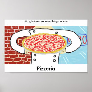 Pizzeria-Plakat Poster
