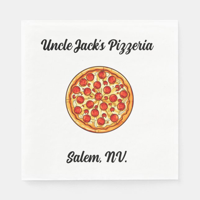 Pizzeria Serviette (Vorderseite)