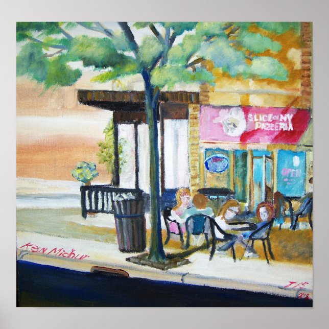 Pizzeria Slice of New York Poster (Vorne)