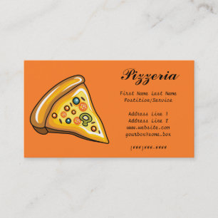 Pizzeria Visitenkarte