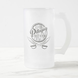 PJ4f "Fass-" Bier-Tasse Mattglas Bierglas