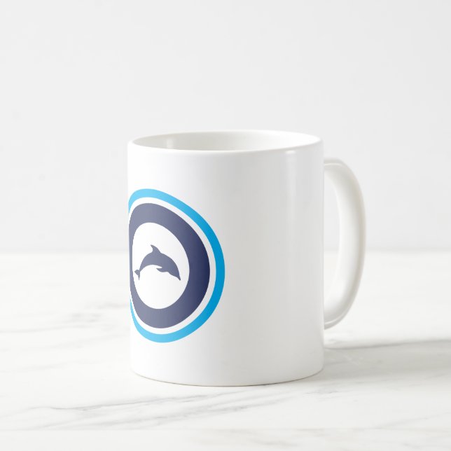 PJK-Delfintasse Kaffeetasse (VorderseiteRechts)
