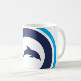 PJK Mug 11oz / dolphin logo cropped Kaffeetasse
