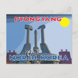 Pjöngjang, Besuch in Nordkorea Postkarte