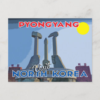Pjöngjang, Besuch in Nordkorea Postkarte