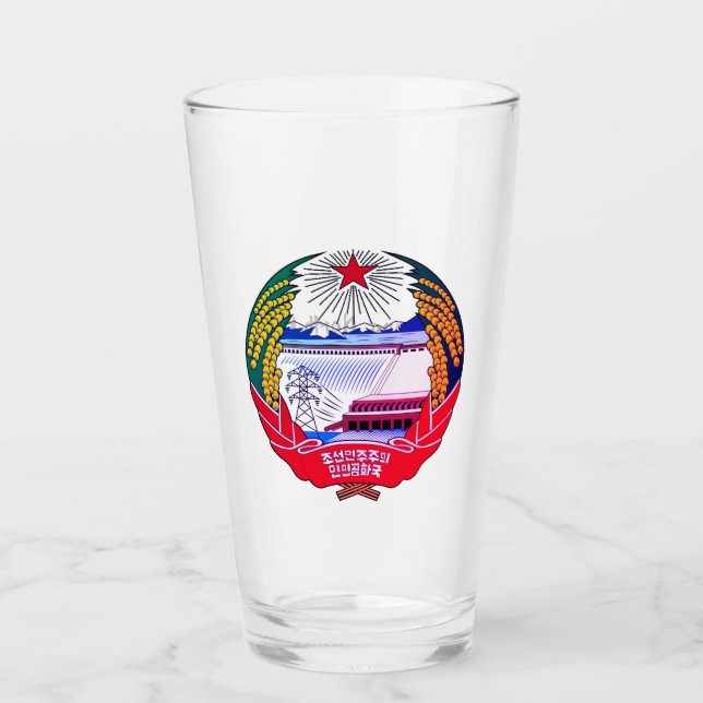 Pjöngjang, Nordkorea (DVRK), Einsiedlerreich Glas (Vorderseite)