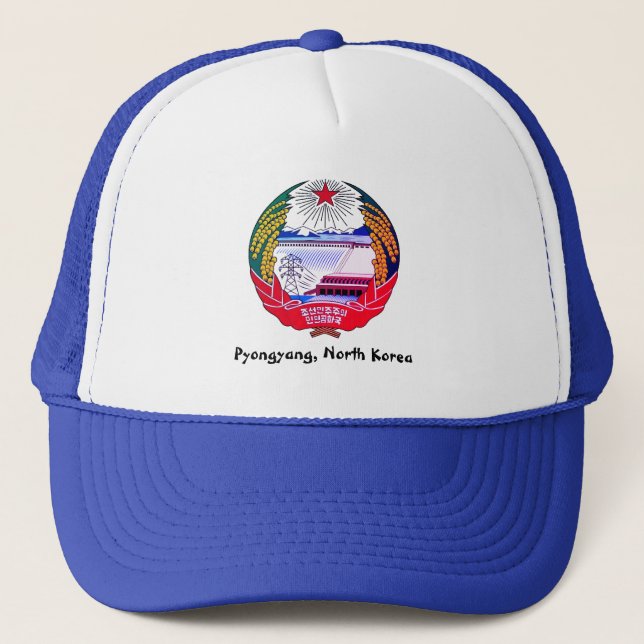 Pjöngjang, Nordkorea (DVRK), Einsiedlerreich Truckerkappe (Vorderseite)