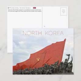 Pjöngjang, Nordkorea Postcard Postkarte