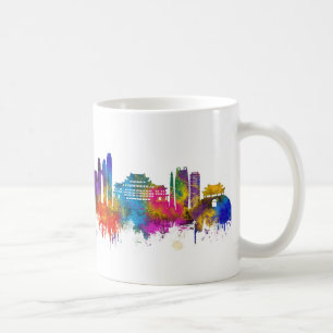 Pjöngjang Nordkorea Skyline Kaffeetasse