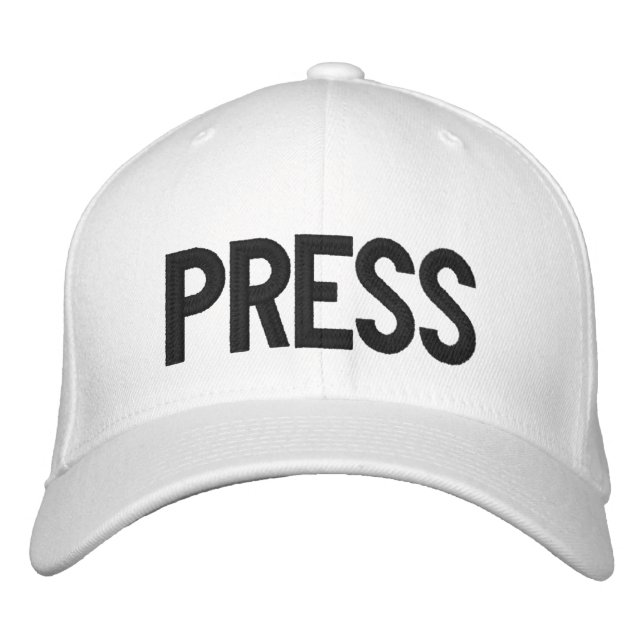 PJ's PRESS - bestickter Hut (Vorderseite)