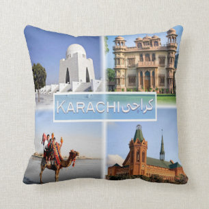 PK Karatschi - Mazar e Quaid - Mohatta Palace - Kissen
