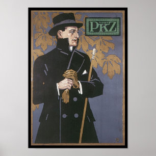 PKZ Vintag Apparel Ad Poster