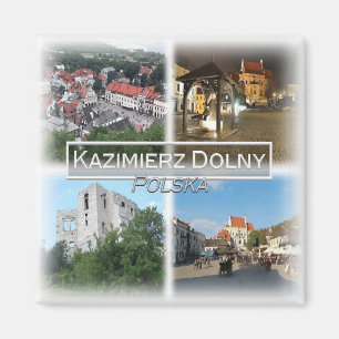 PL0024 Europe, Polonia, Kazimierz Dolny, Kühlschra Magnet