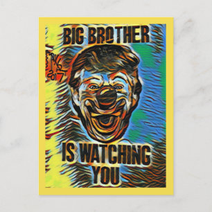 PL#958584 Big Brother beobachtet Postkarte