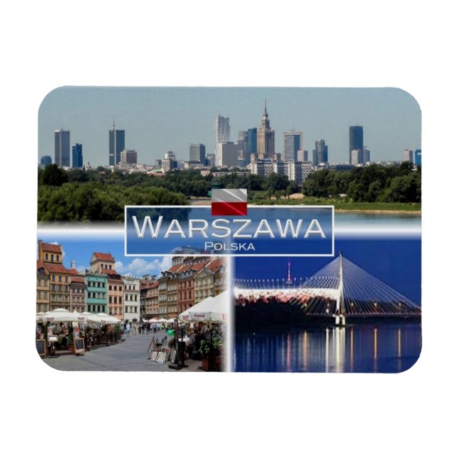 PL Polen Polska - Warschau - Warschau - Magnet (Horizontal)