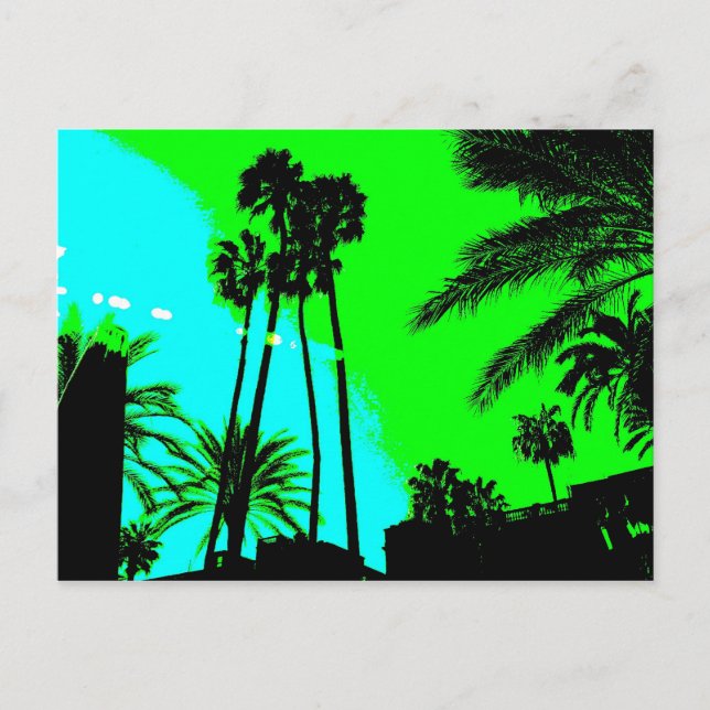 Plaça Reial, Barcelona, Spanien Postkarte (Vorderseite)