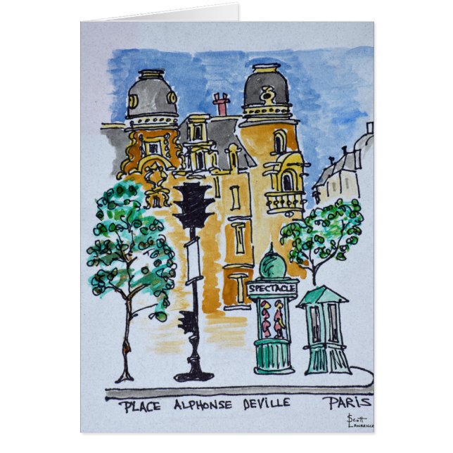 Place Alphonse Deville| Paris, Frankreich (Vorne)