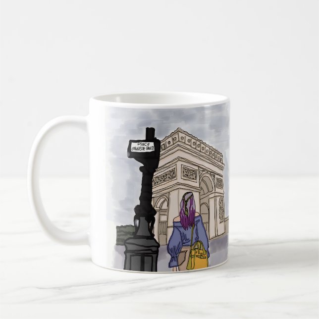 Place Charles de Gaulle Paris. Kaffeetasse (Links)