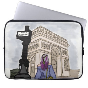 Place Charles de Gaulle Paris. Laptopschutzhülle