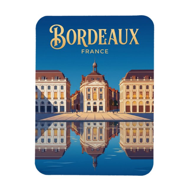 Place de la Bourse Frankreich Magnet (Vertikal)