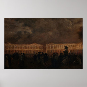 Place de la Concorde, 1781 Poster