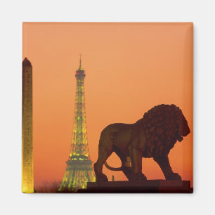 Place de la Concorde Eiffelturm Obelisk Magnet
