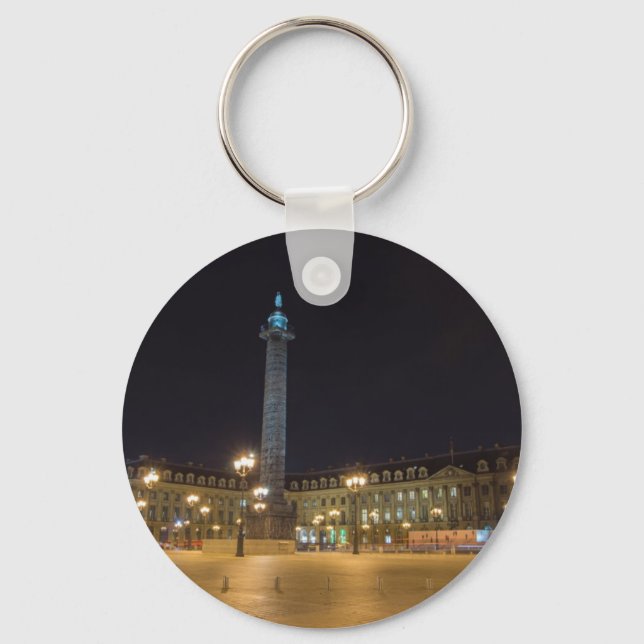 Place de la concorde in Paris Schlüsselanhänger (Vorderseite)