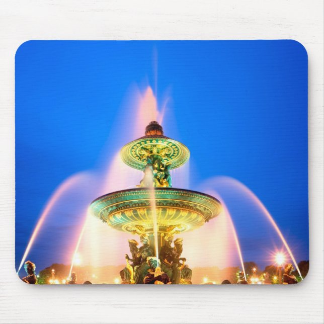 Place de la Concorde, Paris, Frankreich Mousepad (Vorne)
