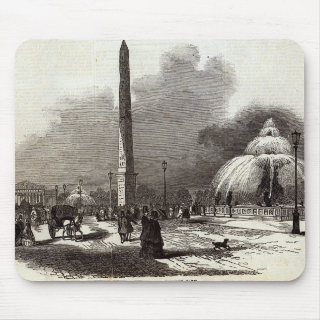 Place de la Concorde, Paris Mousepad (Vorne)