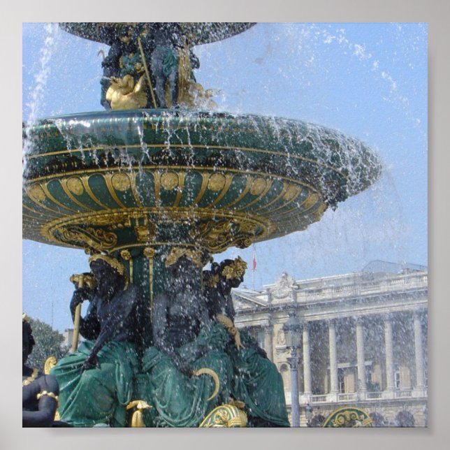 Place de la Concorde Poster (Vorne)