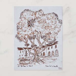 Place de la Liberte, Saint-Guilhem-le-Desert Postkarte