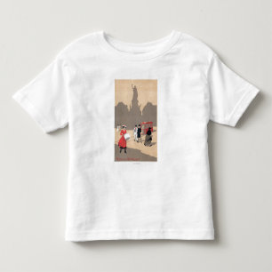 Place- de la Republiquekunst-Deko-Szene Kleinkind T-shirt