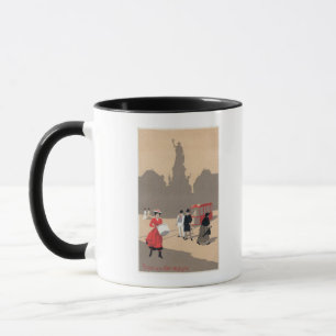 Place- de la Republiquekunst-Deko-Szene Tasse