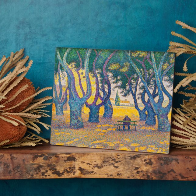Place des Lices, St. Tropez | Paul Signac | Fotoplatte (Seite)