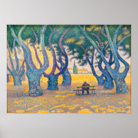 Place des Lices, St. Tropez von Paul Signac