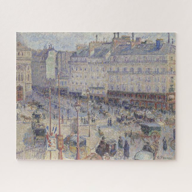 Place du Havre, Paris by Pissarro (Horizontal)