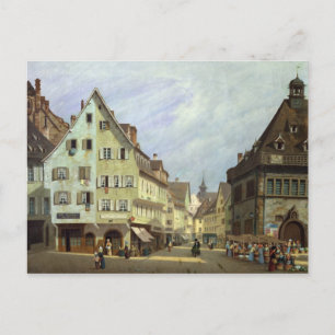 Place du Marche-aux-Fruits, Colmar, 1875 Postkarte