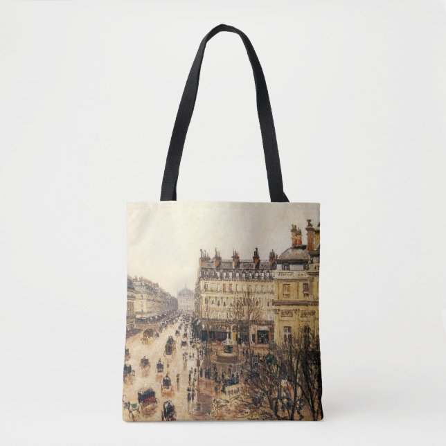 Place du Theater Francais, Paris Rain by Pissarro Tasche (Vorderseite)