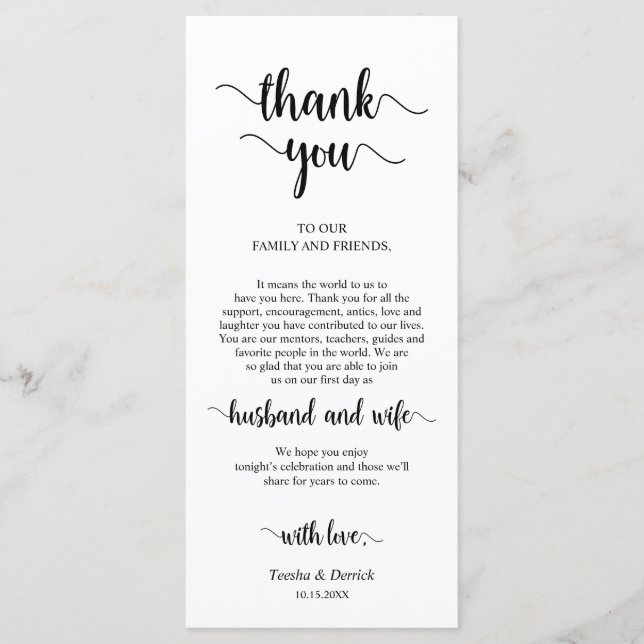 Place Setting Dankeschön, rustikale Landkarten Programm (Vorderseite)