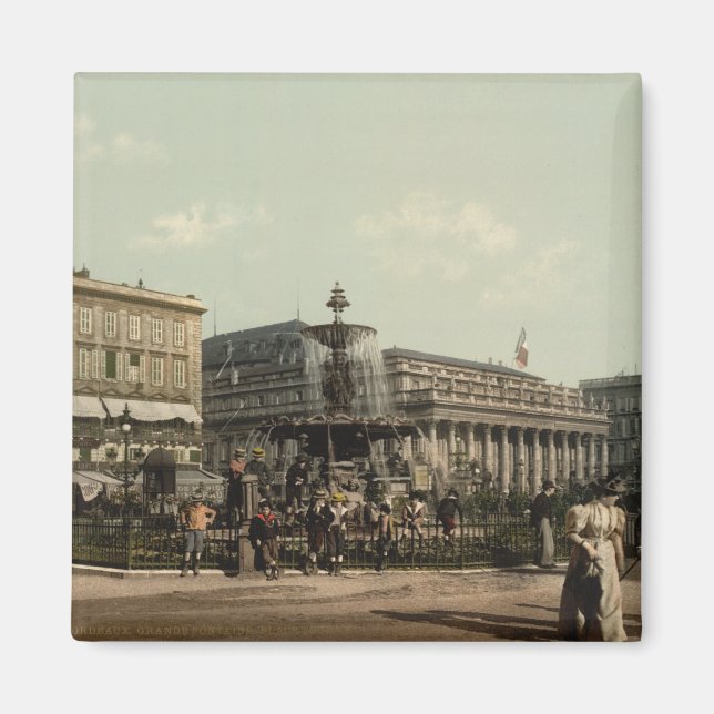 Place Tourny, Bordeaux, Frankreich Magnet (Vorne)